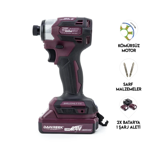 DAWREEK Torklu Vidalama PRUPLE – Akülü Torklu Somun Sıkma Makinesi