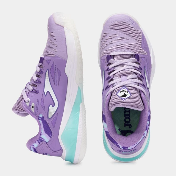 Joma Spin Kadın 2519 Mor Tenis/Padel Ayakkabısı - Resim 4