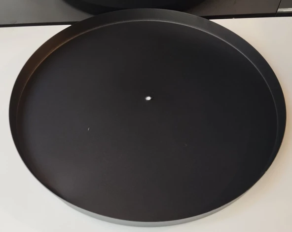 50 LİK MERKEZ DELİKLİ METAL SİYAH AVİZE TEPSİSİ - 2