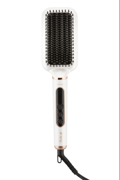 King KSS1202 Dolendo Saç Düzleştirici Fırça - 6