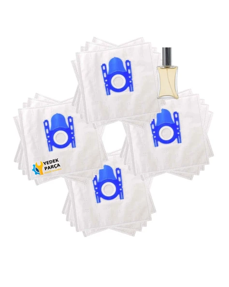 Siemens Uyumlu Synchropower White Edition 2400W Elektrikli Süpürge Toz Torbası 20 Adet Hediyeli ürün görseli 1