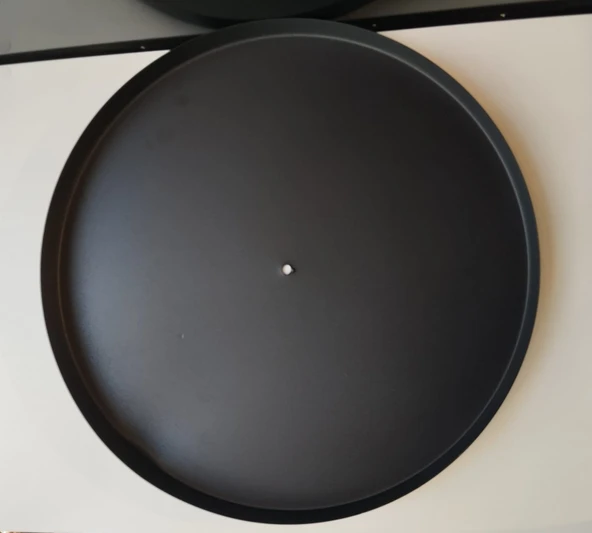 50 LİK MERKEZ DELİKLİ METAL SİYAH AVİZE TEPSİSİ - 3