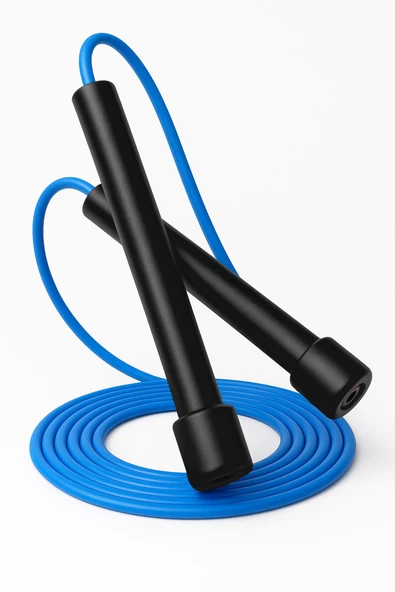 Basic Atlama İpi Uzunluk Ayarlanabilir Atlama Sekme İpi Jump Rope Mavi 515 ürün görseli 1