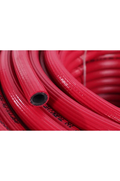 Hortum Plaza Kaynak Oksijen Asetilen Hortumu Renk Kırmızı (İç Çap 8 mm ) (50 metre ) - 2