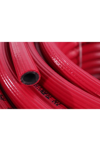 Hortum Plaza Kaynak Oksijen Asetilen Hortumu Kırmızı (10mm) (100 Metre) - 2