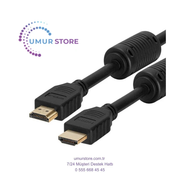 Hdmi Kablo Standart Siyah 1.5 Metre Fully G-507As ürün görseli 1