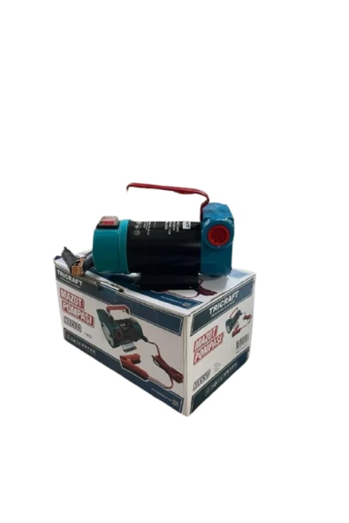 Tricraft KOD5503 12V Mazot Pompası Akü Krokodilli Dizel Yakıt Transfer Pompası - Resim 4