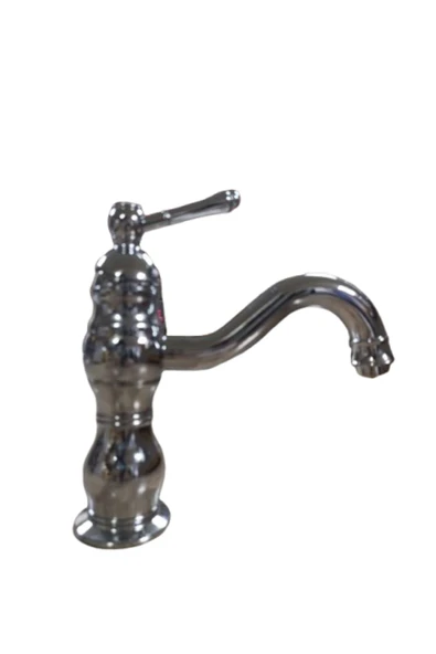 Sdk Armatür Klasik Lavabo Bataryası | Tek Kollu | Şık Krom Kaplama | Banyo ve Mutfak Uyumlu - Resim 3