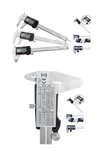 Hırdavat Kumpas - Dijital Kumpas 0,01 Mm - 150mm 6inc ürün görseli 1
