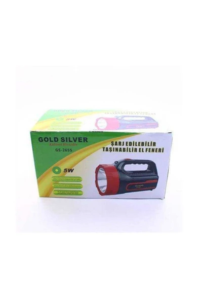 GoldSilver Grck Goldsilver Gs26555 Watt Şarjli Avci Projektörü Efsn - Resim 2