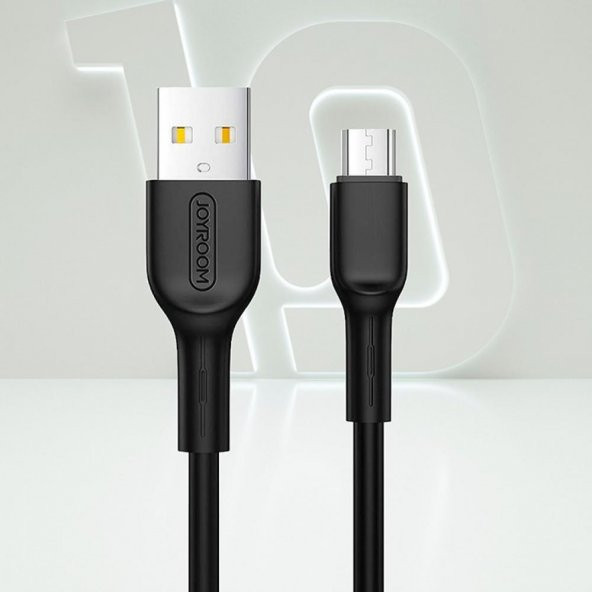 Joyroom S-M357S Mikro Şarj ve Data Kablosu 2A 1m Siyah - 4