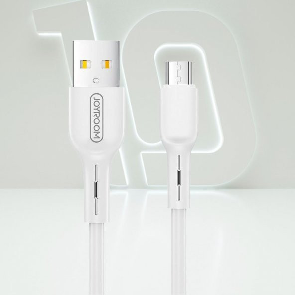 Joyroom S-M357S Mikro Şarj ve Data Kablosu 2A 1m Beyaz - 5