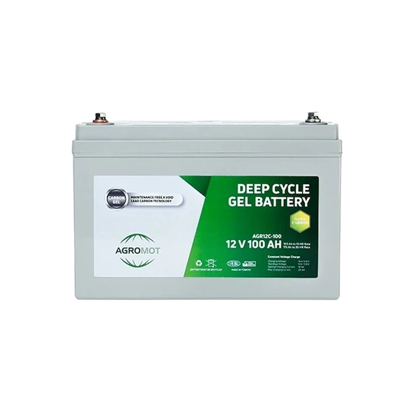 Agromot 12v 100Ah Jel Akü ürün görseli 1