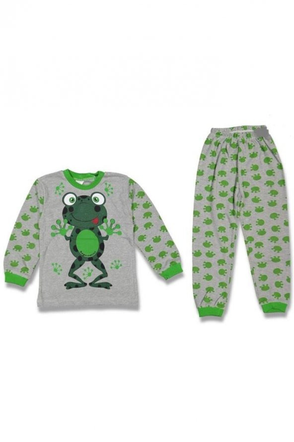 Markacity Kurbağa Desenli Pijama Takımı