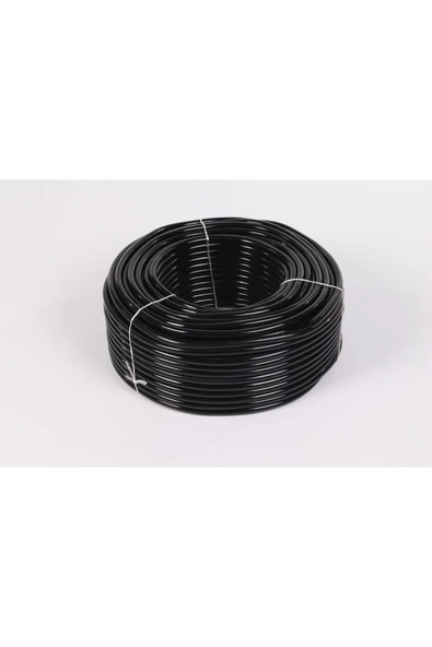 Hortum Plaza PVC Ara Paket Gaz Hortumu Siyah (i.ç 6 mm ) (d.ç 12 mm ) 100 METRE