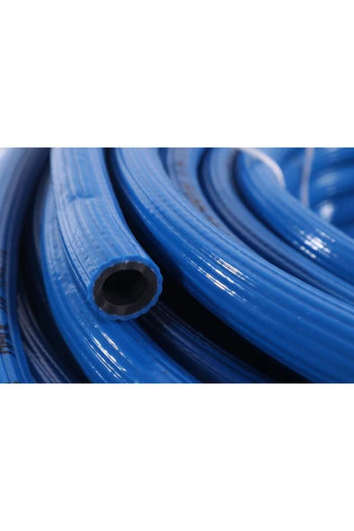 Hortum Plaza Kaynak Oksijen Asetilen Hortumu Mavi (8mm) (100 Metre) - 3
