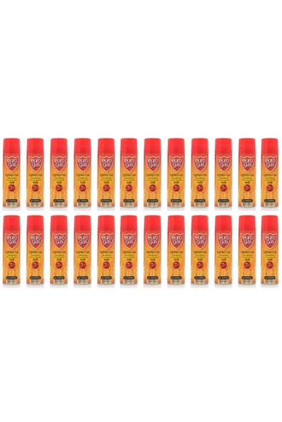 ÇAKMAKAVM Eurogas Çakmak Gazı 250 Ml 24'lü Set - Resim 2