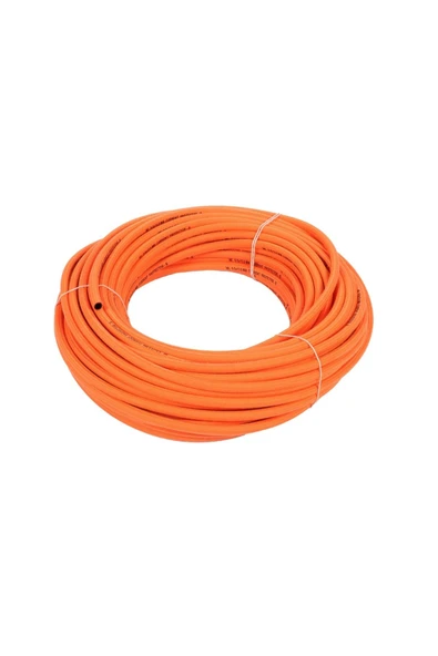 Hortum Plaza Akım Kablo Hortumu Hortumu Kauçuk Örgülü  (9x13 mm) (50 Metre) - Resim 4