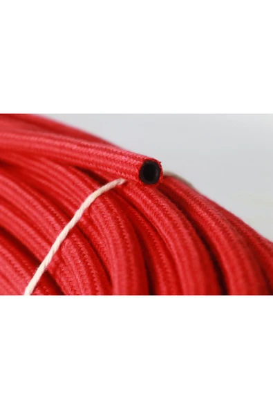 Hortum Plaza Kauçuk Örgülü Kırmızı Su Dönüş Hortumu 5x8 mm (10 Metre) - Resim 7