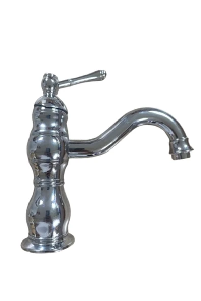 Sdk Armatür Klasik Lavabo Bataryası | Tek Kollu | Şık Krom Kaplama | Banyo ve Mutfak Uyumlu ürün görseli 1