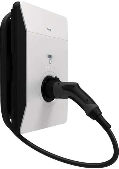 Vestel EVC04 AC22SW-T2P OPT1 TR 22 kW Kablolu Elektrikli Araç Şarj İstasyonu - 3