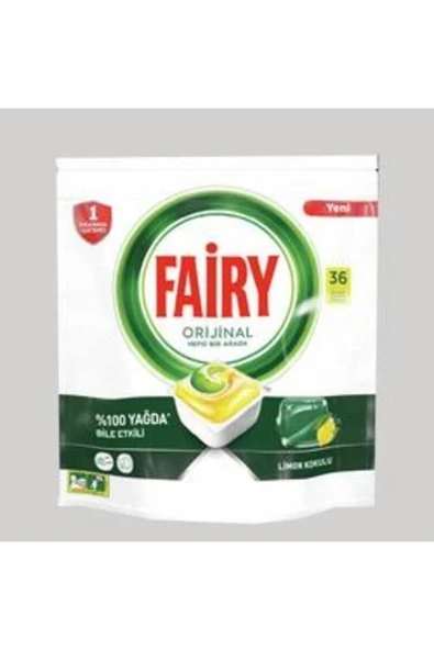 mymodahome Fairy Bulaşık Makinesi Kapsülü Hepsi 1 Arada 36'lı ürün görseli 1