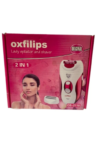 OXFİLİPS OS-2118 2in1 Şarjlı Epilasyon Cihazı – Epilatör ürün görseli 1