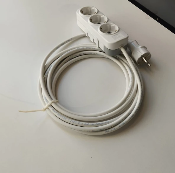 5 METRE 3 LÜ 3X1.5 TTR BAKIR TOPRAKLI UZUTMA ARA KABLO