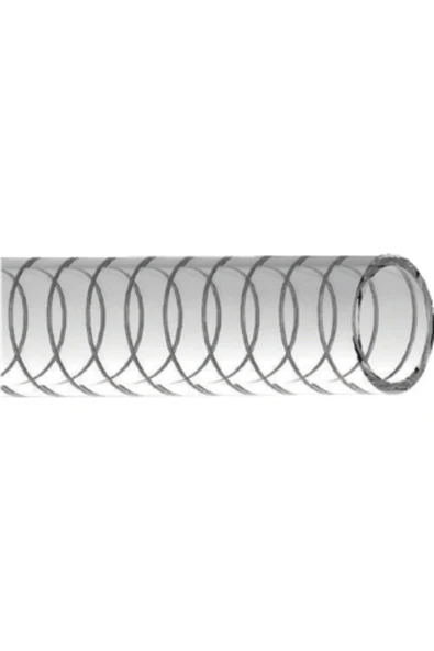 Hortum Plaza Ağır Hizmet Telli Şeffaf Hortumu (iç çap 19mm) (3/4'') (5 Metre)