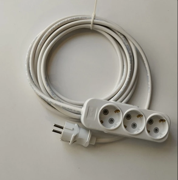 5 METRE 3 LÜ 3X1.5 TTR BAKIR TOPRAKLI UZUTMA ARA KABLO - 2