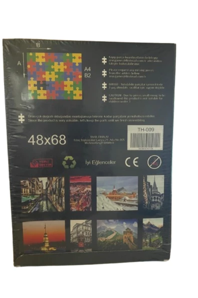 TH GAMES 1000 Parça Puzzle – Yetişkin & Gençler İçin Zorlayıcı Renkli Yapboz – 48x68 cm - Resim 2