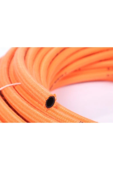 Hortum Plaza Akım Kablo Hortumu Hortumu Kauçuk Örgülü  (9x13 mm) (50 Metre) ürün görseli