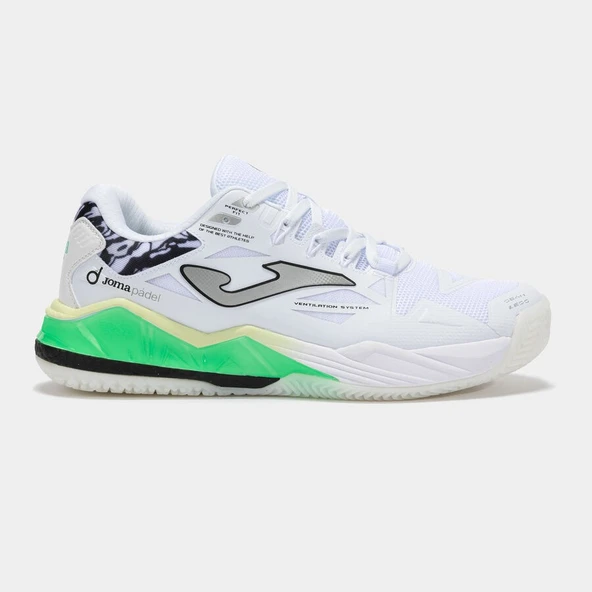 Joma SPIN 2502 Erkek Beyaz Siyah Tenis/Padel Ayakkabısı ürün görseli