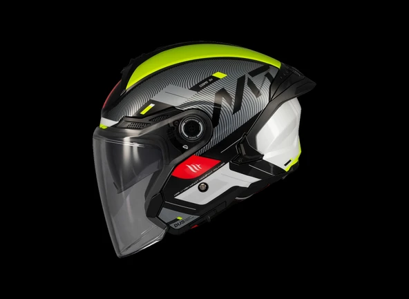 KASK MT COSMO SV SilenceB3 Gloss SARI GÖZLÜKLÜ - Resim 2