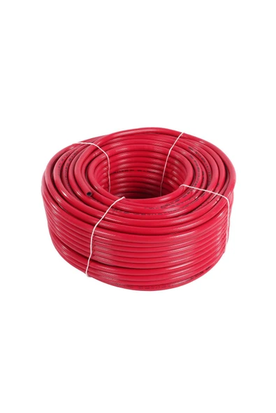 Hortum Plaza Kaynak Oksijen Asetilen Hortumu Kırmızı (10mm) (100 Metre)