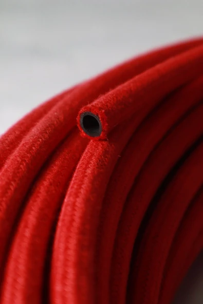 Hortum Plaza Kauçuk Örgülü Kırmızı Su Dönüş Hortumu 5x8 mm (10 Metre) - Resim 8