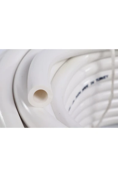 Hortum Plaza Düz Lpg Hortumu Beyaz Renk (10MM) (50METRE)