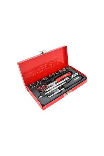 OEM Meşem 17 Parça 1/4 Lokma Takımı Lokma Anahtar Seti ürün görseli 1