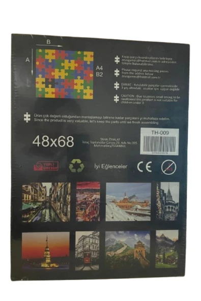 TH GAMES 1000 Parça Puzzle – Yetişkin & Gençler İçin Zorlayıcı Renkli Yapboz – 48x68 cm - Resim 2