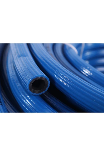 Hortum Plaza Kaynak Oksijen Asetilen Hortumu Mavi (8mm) (100 Metre) - 2