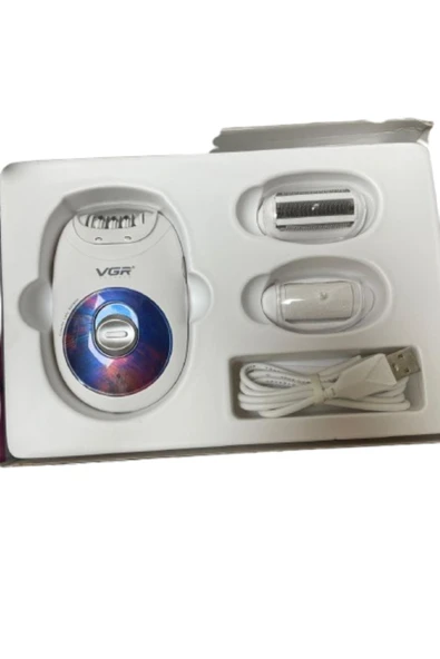 VGR V-736 3in1 Epilasyon Cihazı – Tüy Alıcı, Ayak Törpü & Tıraş Başlıklı Şarjlı Bakım Seti - Resim 2