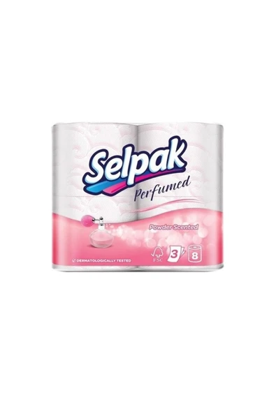 peçetebu Tuvalet Kağıdı Pudra Kokulu 8'li ürün görseli 1