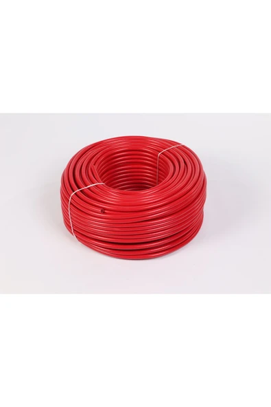 Hortum Plaza PVC Ara Paket Su Hortumu Kırmızı ( i.ç 6 mm) (d.ç 12 mm) 100 METRE