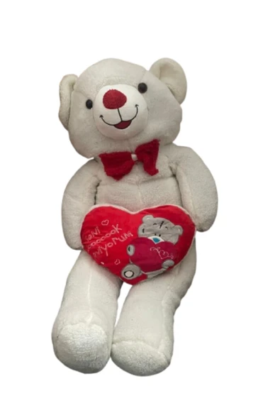 peluş 120 cm Beyaz Dev Ayıcık – Yumuşacık Dev Oyuncak Ayı ürün görseli 1