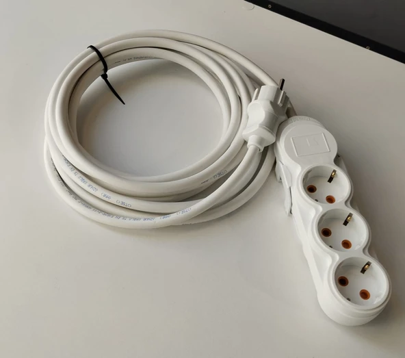 5 METRE 3 LÜ 3X2.5 TTR BAKIR TOPRAKLI UZUTMA ARA KABLO - 2