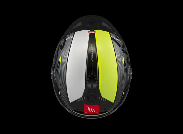 KASK MT COSMO SV SilenceB3 Gloss SARI GÖZLÜKLÜ - Resim 5