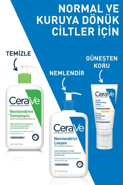 CeraVe Nemlendiren Temizleyici 473 Ml- 2 ADET- SKT: 12 M - Resim 5