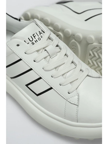 Lufian HAROLD 111230289 Beyaz Erkek Günlük Sneaker - Resim 3