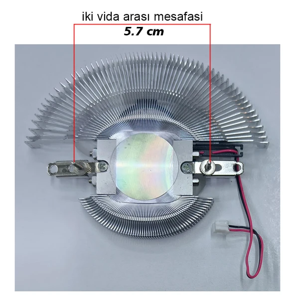 Ekran kartı fanı üniversal 2 pin vga ekran kartı soğutucu fanı - 5