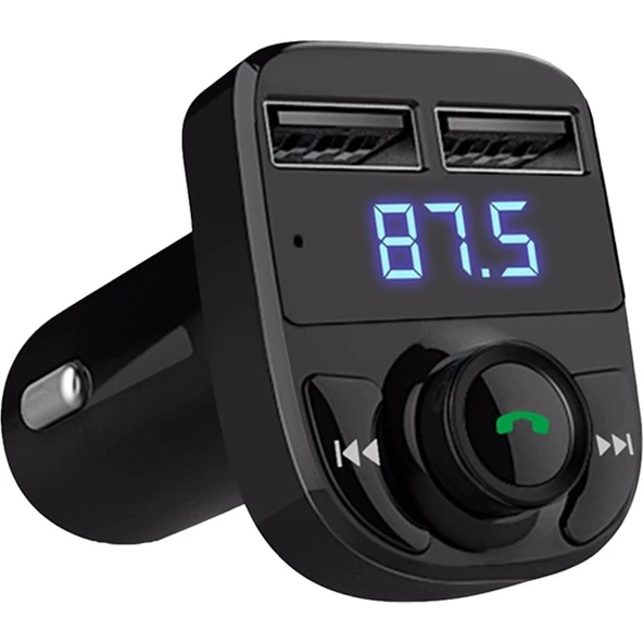 Carspec Concord C606 Bluetooth Araç Kiti Fm Transmitter Çift USB Şarj Girişli ürün görseli 1